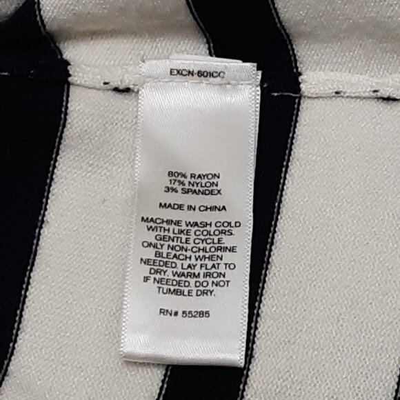 Express Striped V Neck Cardigan Sweater - Picture 5 of 6